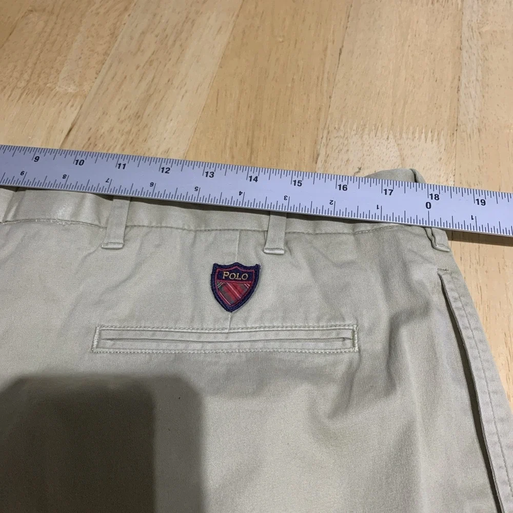 Ralph Lauren Polo Golf Shorts Mens 36 Khaki Brown Fairway Short Pleated
